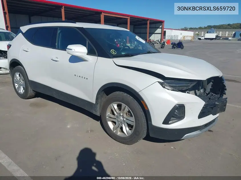CHEVROLET BLAZER 2020, VIN 3GNKBCRSXLS659720