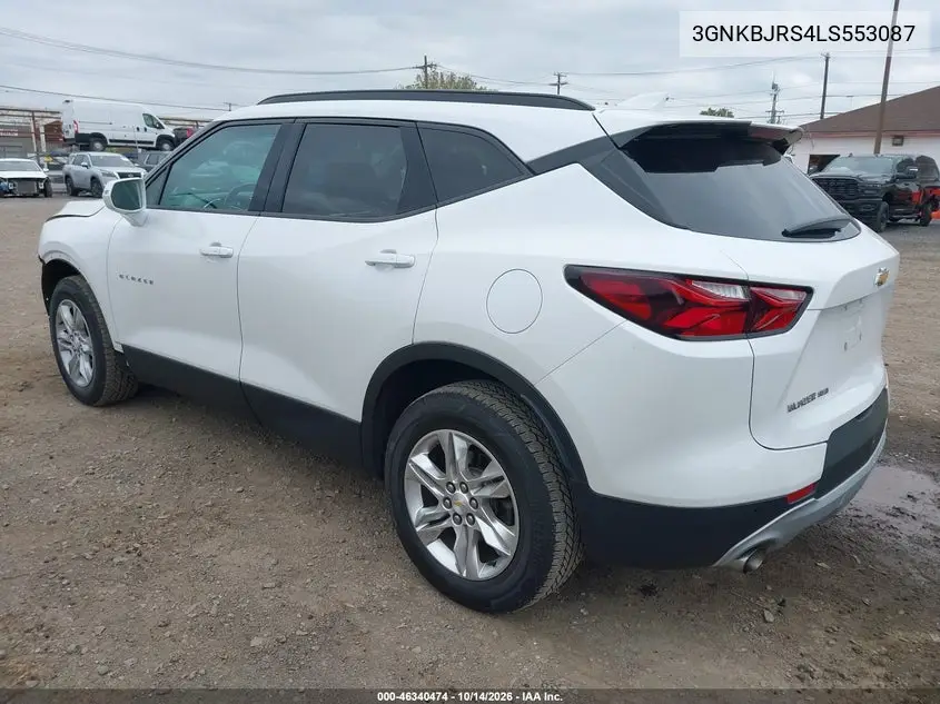 2020 CHEVROLET BLAZER VIN 3GNKBJRS4LS553087 — фото 3