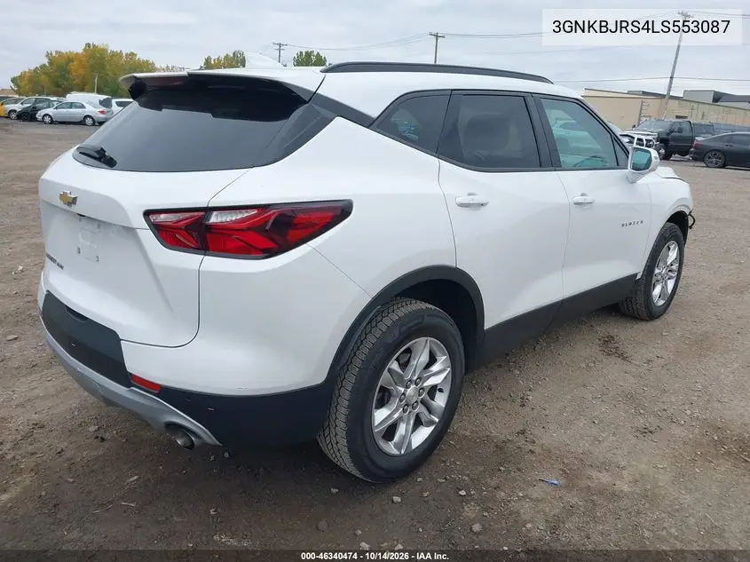 2020 CHEVROLET BLAZER VIN 3GNKBJRS4LS553087 — фото 4