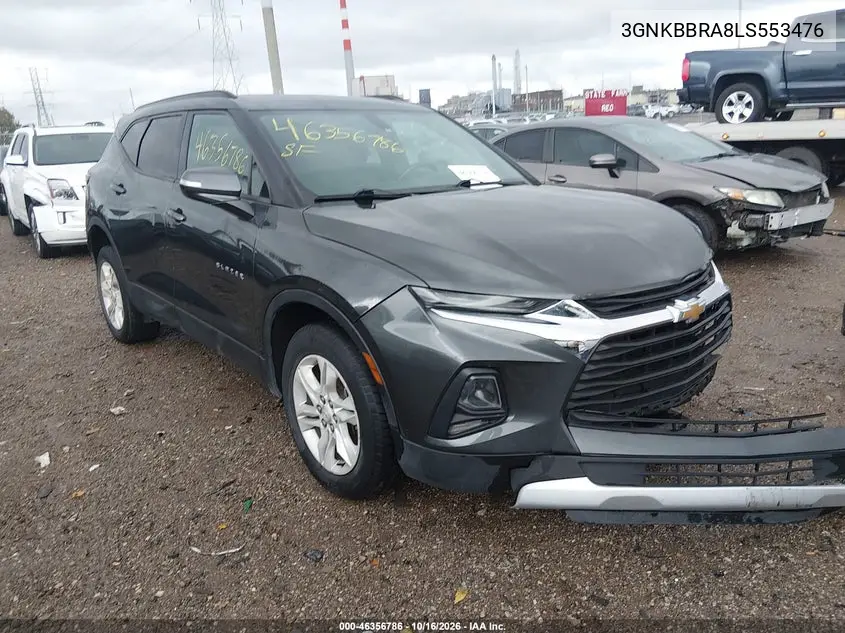 CHEVROLET BLAZER 2020, VIN 3GNKBBRA8LS553476