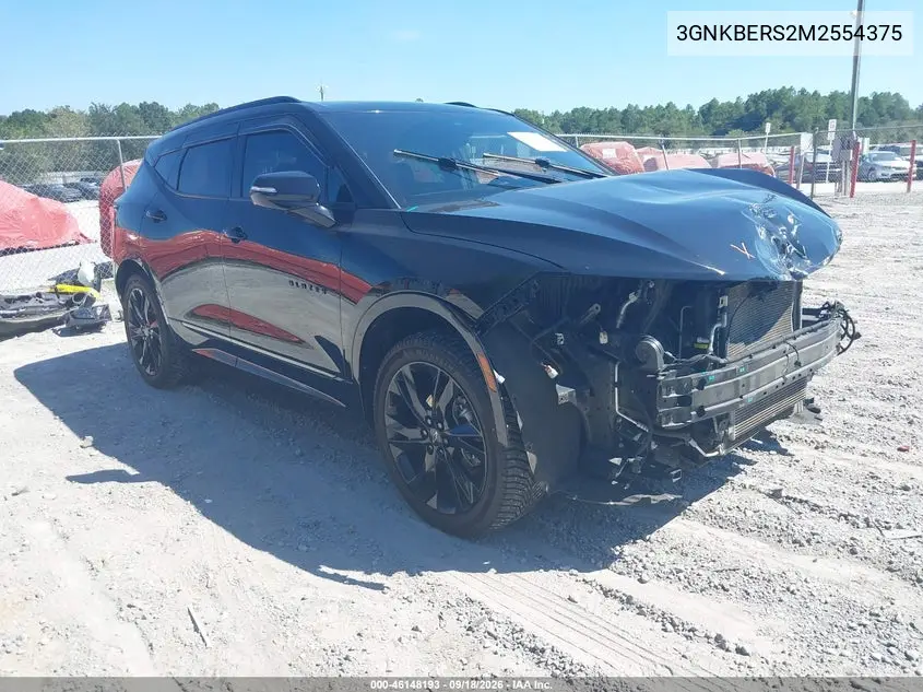 CHEVROLET BLAZER 2021, VIN 3GNKBERS2MS554375