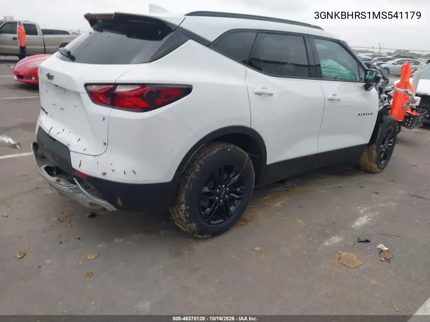 2021 CHEVROLET BLAZER VIN 3GNKBHRS1MS541179 — фото 4