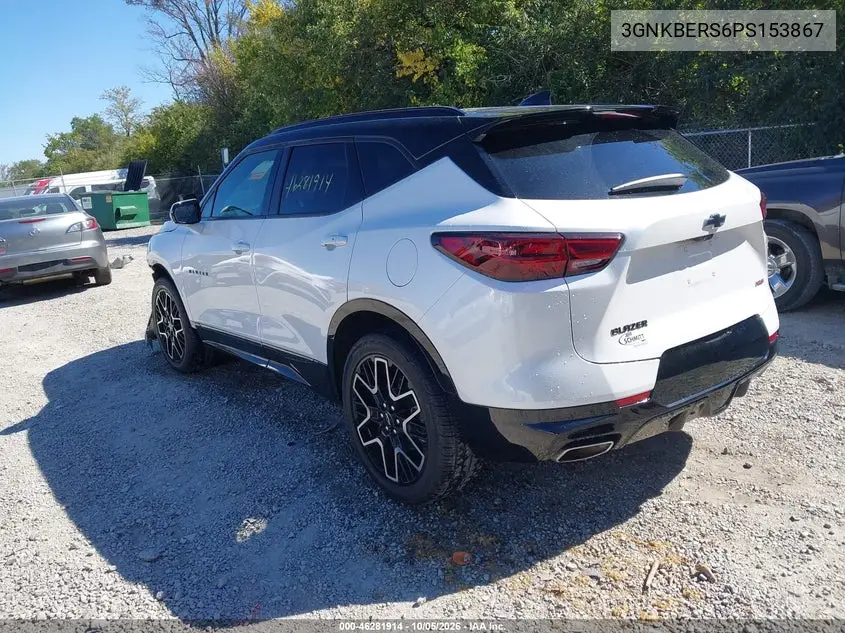 2023 CHEVROLET BLAZER VIN 3GNKBERS6PS153867 — фото 3