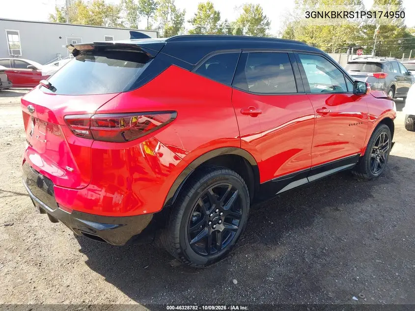 2023 CHEVROLET BLAZER VIN 3GNKBKRS1PS174950 — фото 4