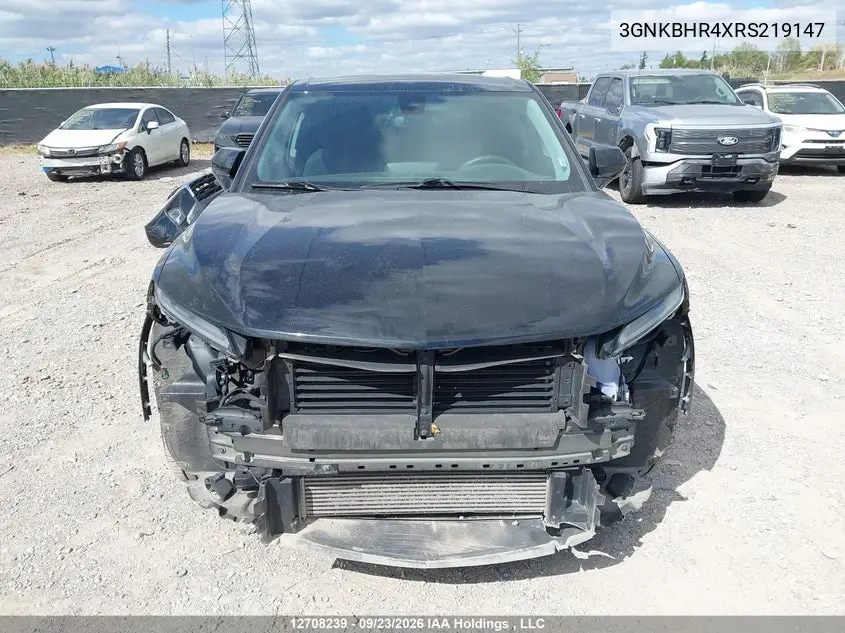 2024 CHEVROLET BLAZER VIN 3GNKBHR4XRS219147 — фото 13