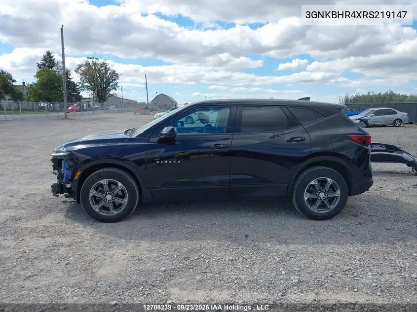 2024 CHEVROLET BLAZER VIN 3GNKBHR4XRS219147 — фото 15
