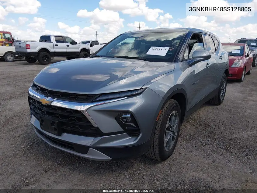 2025 CHEVROLET BLAZER VIN 3GNKBHR48SS128805 — фото 2