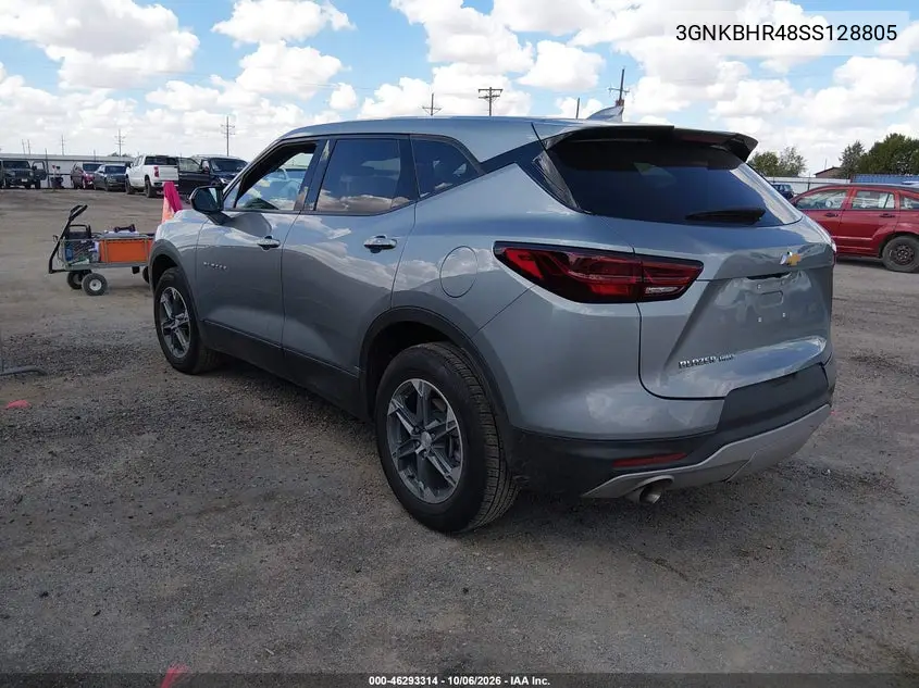 2025 CHEVROLET BLAZER VIN 3GNKBHR48SS128805 — фото 3