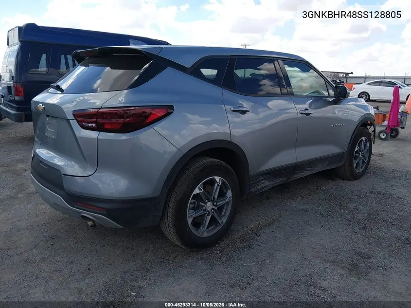 2025 CHEVROLET BLAZER VIN 3GNKBHR48SS128805 — фото 4