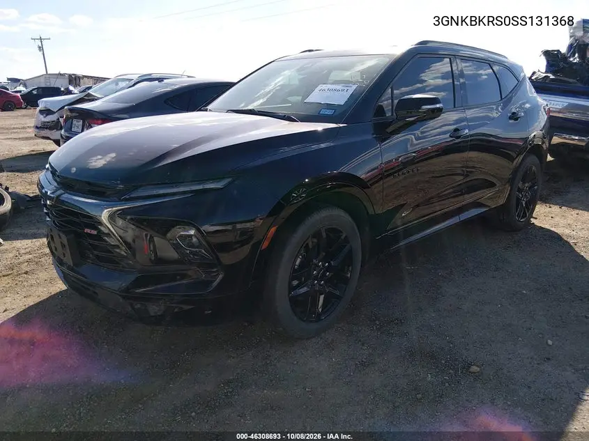 2025 CHEVROLET BLAZER VIN 3GNKBKRS0SS131368 — фото 2