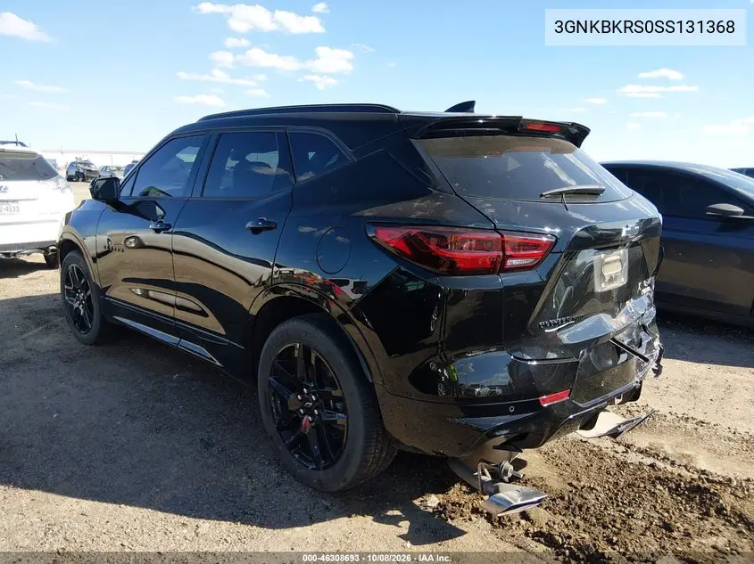 2025 CHEVROLET BLAZER VIN 3GNKBKRS0SS131368 — фото 3