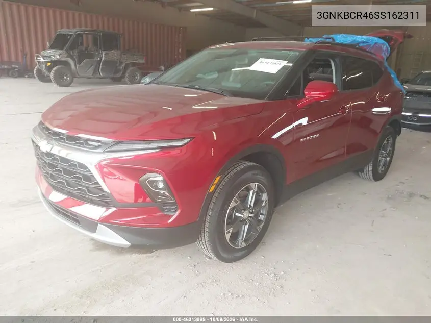 2025 CHEVROLET BLAZER VIN 3GNKBCR46SS162311 — фото 2