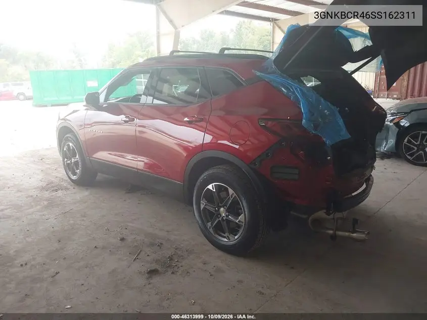 2025 CHEVROLET BLAZER VIN 3GNKBCR46SS162311 — фото 3