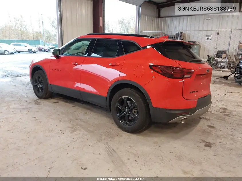 2025 CHEVROLET BLAZER VIN 3GNKBJRS5SS133739 — фото 3