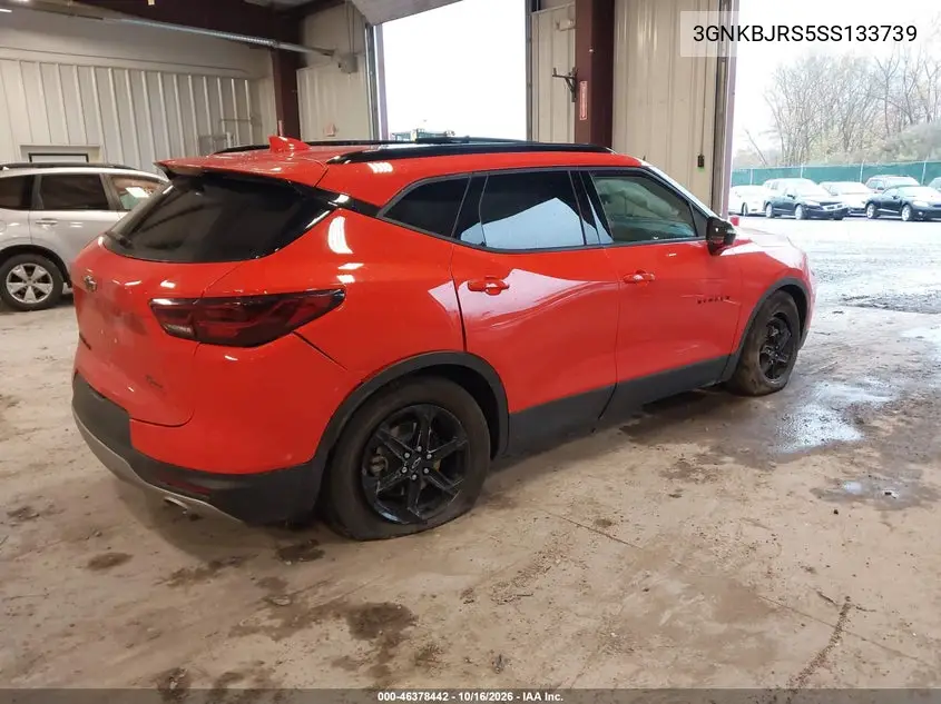 2025 CHEVROLET BLAZER VIN 3GNKBJRS5SS133739 — фото 4
