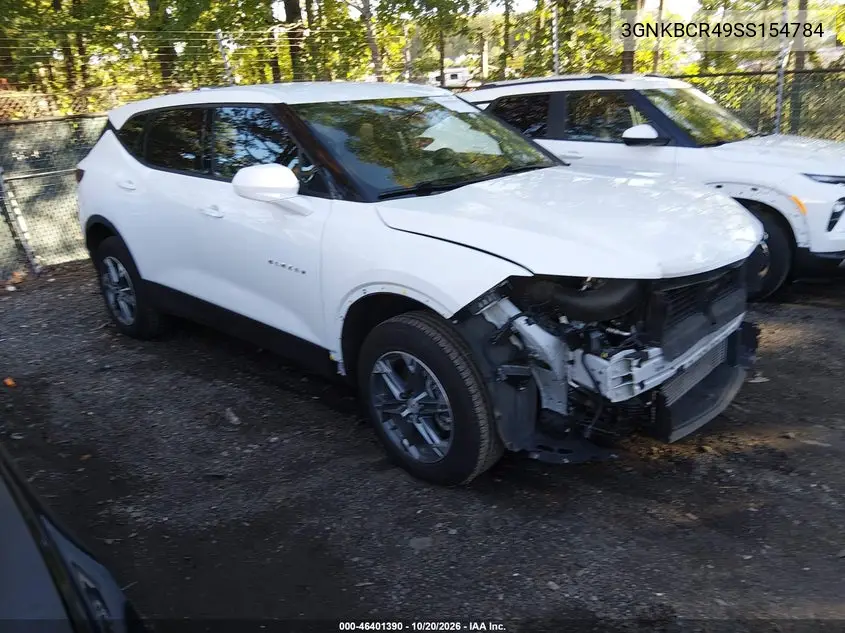 CHEVROLET BLAZER 2025, VIN 3GNKBCR49SS154784