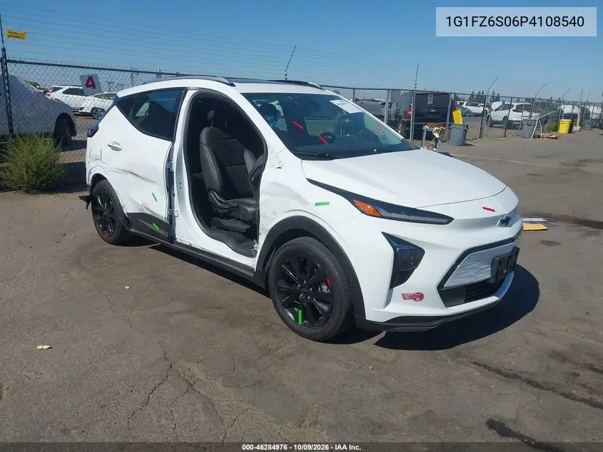 CHEVROLET BOLT EUV 2023, VIN 1G1FZ6S06P4108540