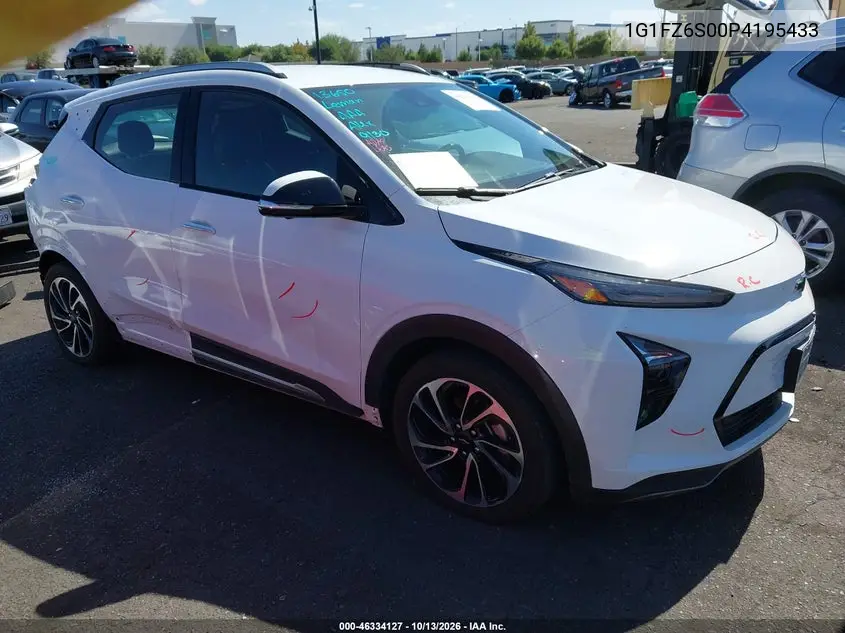 CHEVROLET BOLT EUV 2023, VIN 1G1FZ6S00P4195433
