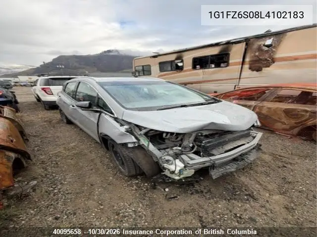CHEVROLET BOLT 2020, VIN 1G1FZ6S08L4102183