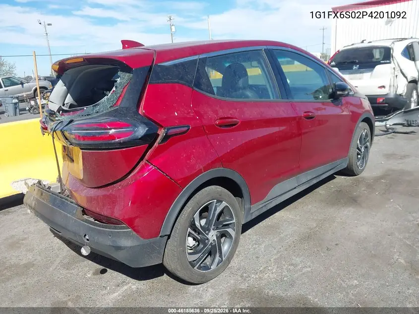 2023 CHEVROLET BOLT VIN 1G1FX6S02P4201092 — фото 4