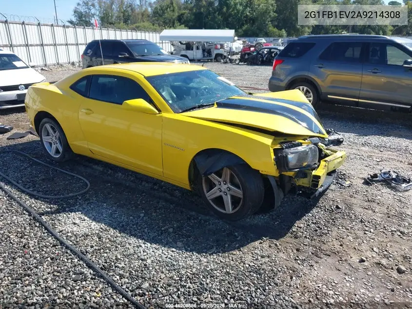CHEVROLET CAMARO 2010, VIN 2G1FB1EV2A9214308