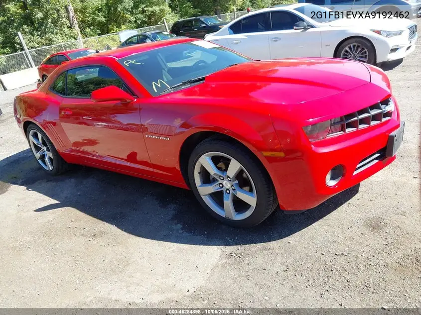 CHEVROLET CAMARO 2010, VIN 2G1FB1EVXA9192462