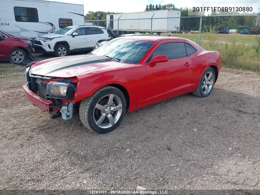 2011 CHEVROLET CAMARO VIN 2G1FF1ED8B9130880 — фото 2