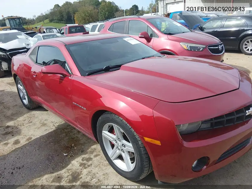 CHEVROLET CAMARO 2012, VIN 2G1FB1E36C9202843
