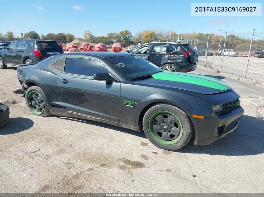 CHEVROLET CAMARO 2012, VIN 2G1FA1E33C9169027