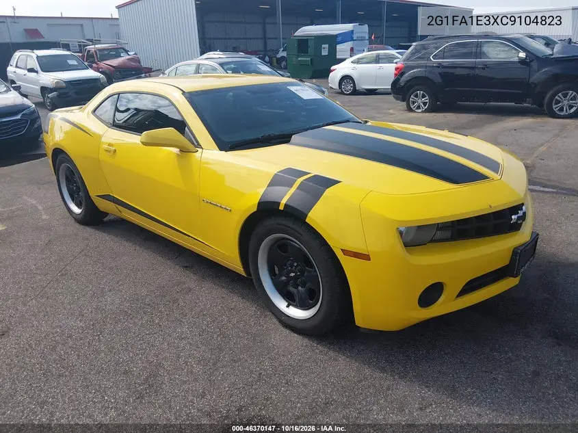 CHEVROLET CAMARO 2012, VIN 2G1FA1E3XC9104823