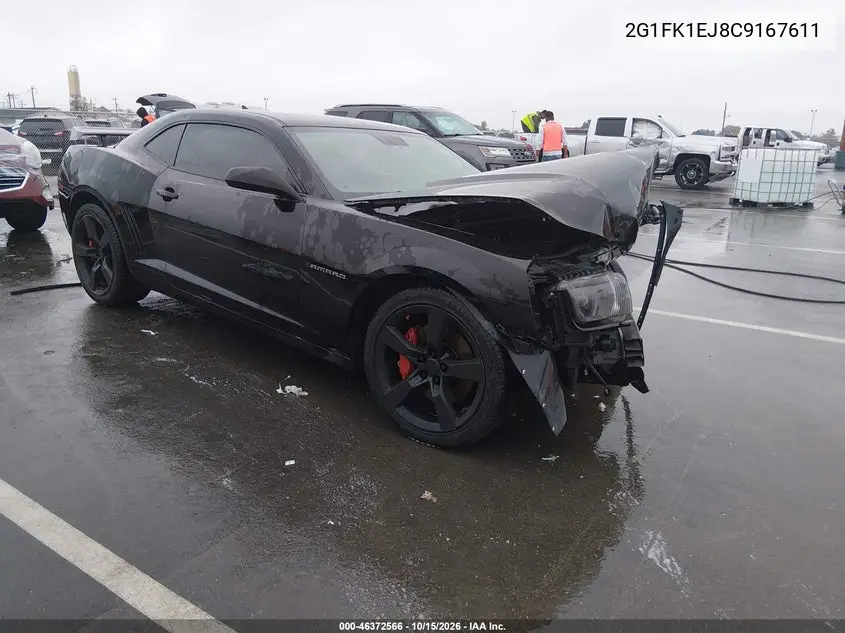 CHEVROLET CAMARO 2012, VIN 2G1FK1EJ8C9167611