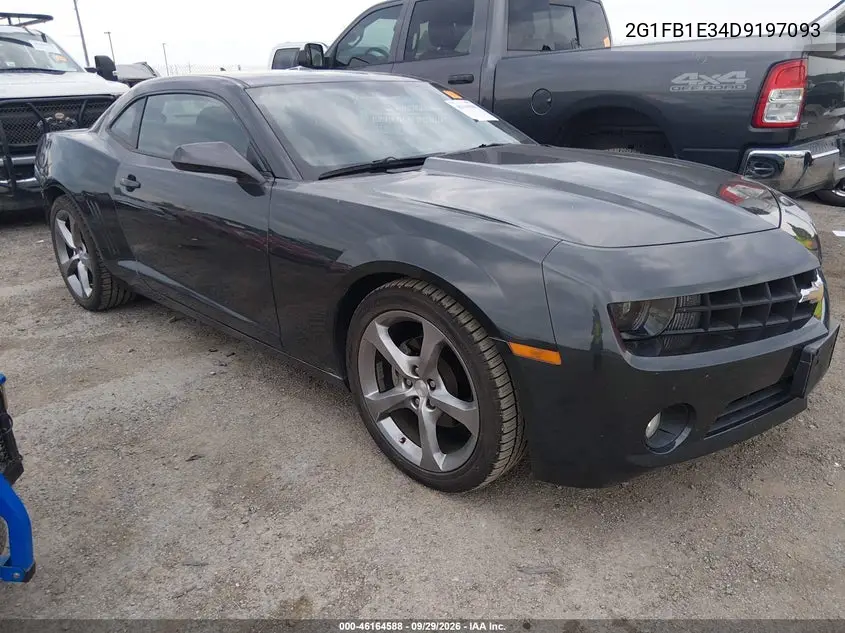 CHEVROLET CAMARO 2013, VIN 2G1FB1E34D9197093