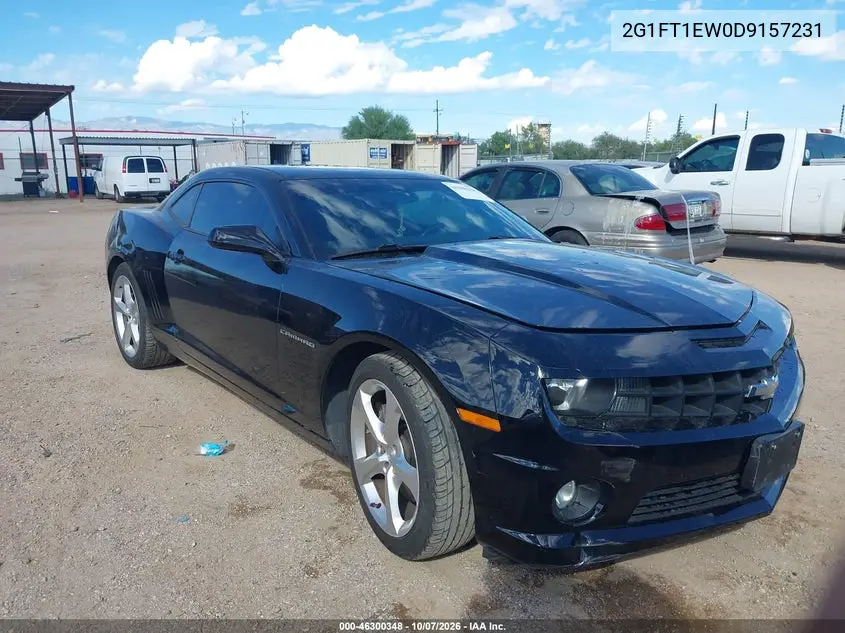 CHEVROLET CAMARO 2013, VIN 2G1FT1EW0D9157231