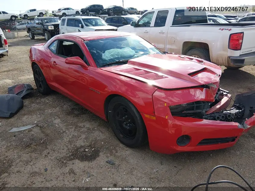 CHEVROLET CAMARO 2013, VIN 2G1FA1E3XD9246767