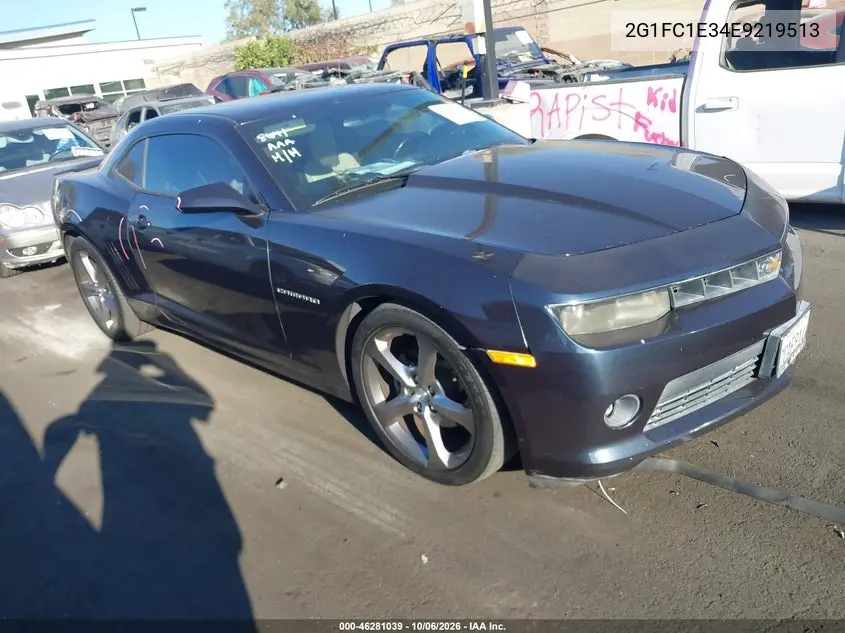 CHEVROLET CAMARO 2014, VIN 2G1FC1E34E9219513