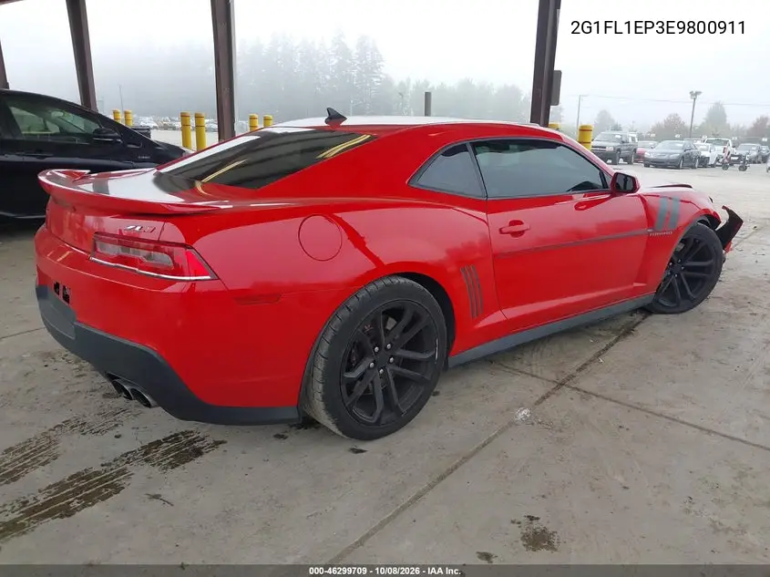 2014 CHEVROLET CAMARO VIN 2G1FL1EP3E9800911 — фото 4