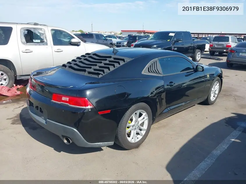 2015 CHEVROLET CAMARO VIN 2G1FB1E38F9306979 — фото 4