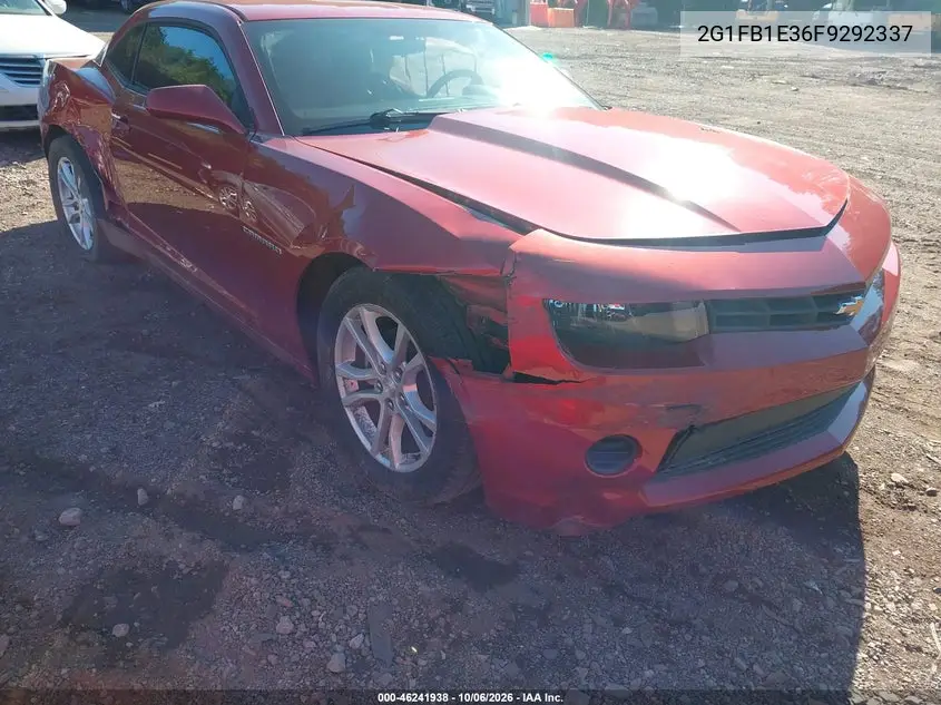 CHEVROLET CAMARO 2015, VIN 2G1FB1E36F9292337