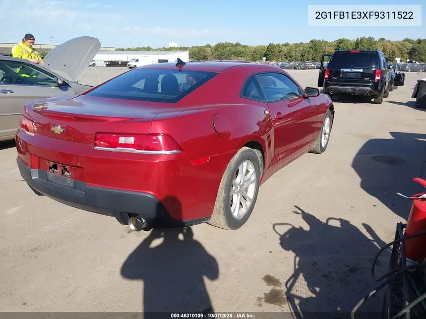 2015 CHEVROLET CAMARO VIN 2G1FB1E3XF9311522 — фото 4