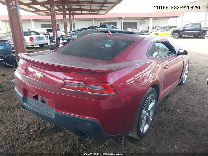 2015 CHEVROLET CAMARO VIN 2G1FF1E32F9268296 — фото 4