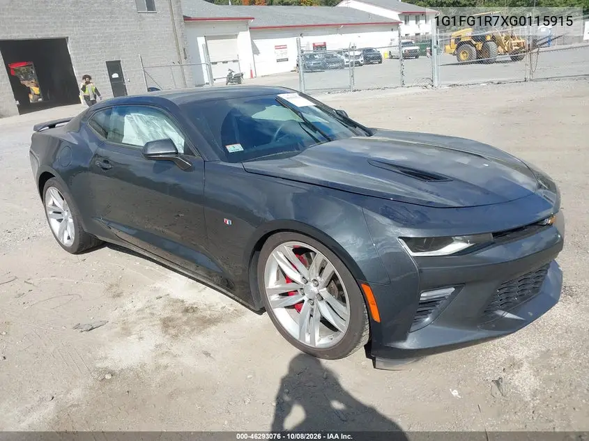 CHEVROLET CAMARO 2016, VIN 1G1FG1R7XG0115915