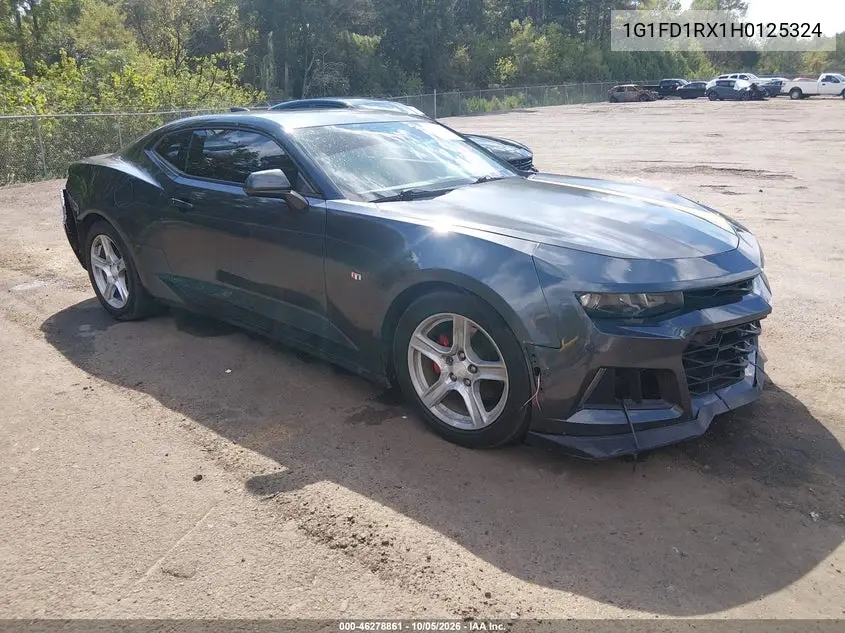 CHEVROLET CAMARO 2017, VIN 1G1FD1RX1H0125324