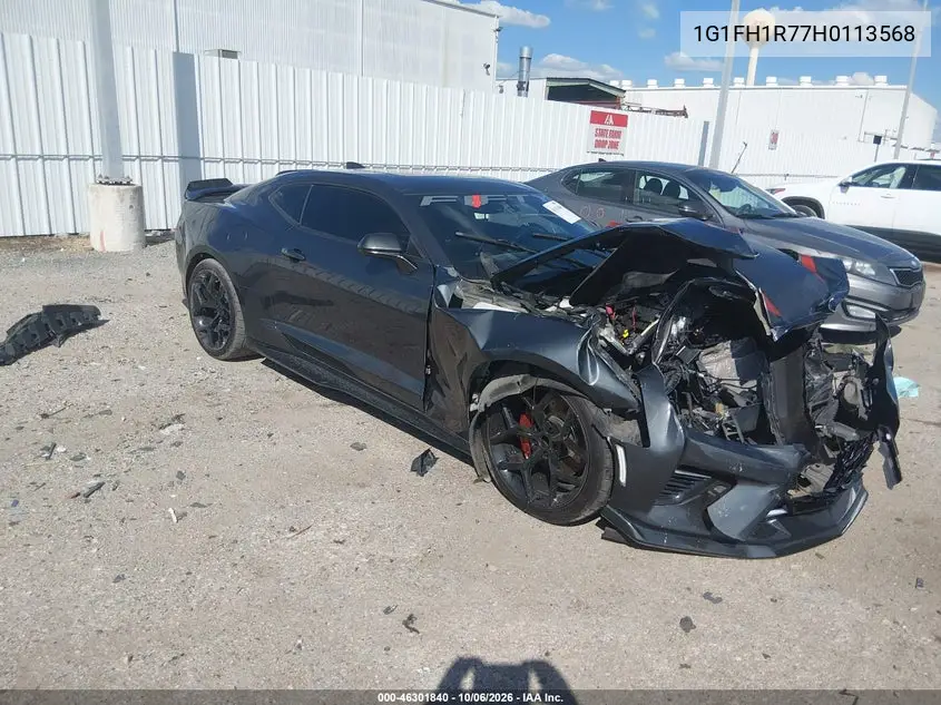 CHEVROLET CAMARO 2017, VIN 1G1FH1R77H0113568