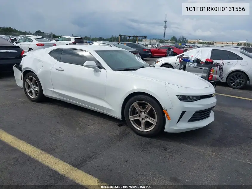 CHEVROLET CAMARO 2017, VIN 1G1FB1RX0H0131556