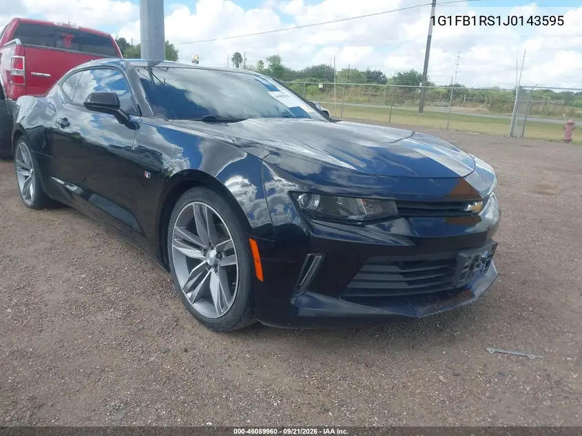 CHEVROLET CAMARO 2018, VIN 1G1FB1RS1J0143595