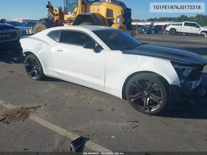 CHEVROLET CAMARO 2018, VIN 1G1FE1R76J0172318