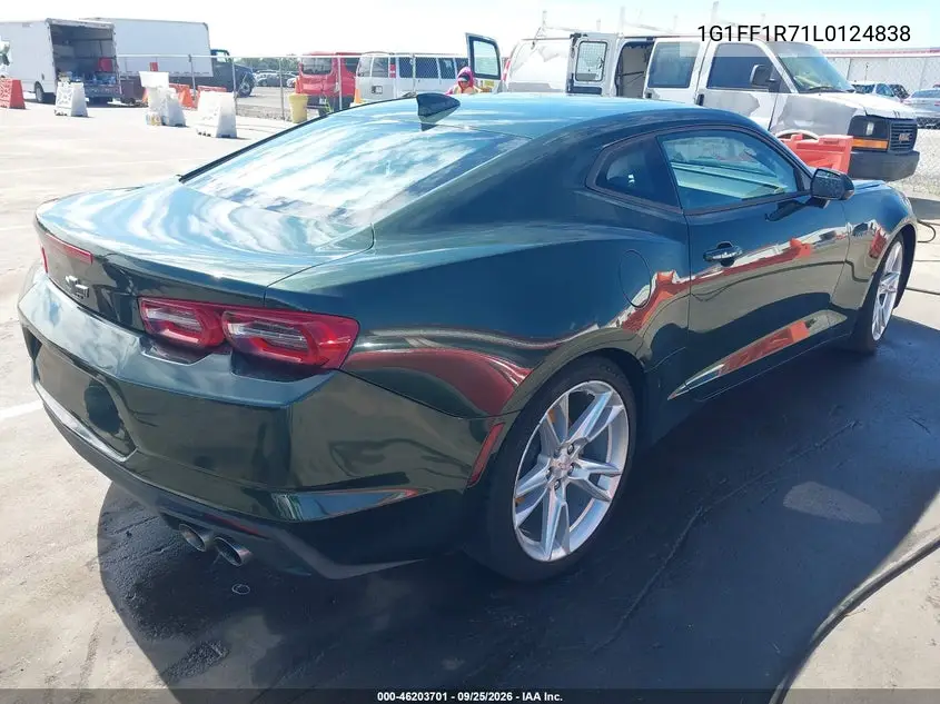 2020 CHEVROLET CAMARO VIN 1G1FF1R71L0124838 — фото 4