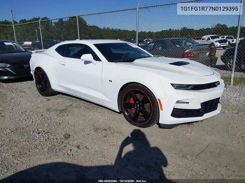 CHEVROLET CAMARO 2022, VIN 1G1FG1R77N0129395