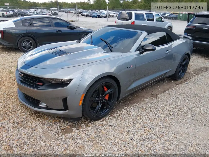 2023 CHEVROLET CAMARO VIN 1G1FF3D76P0117795 — фото 2