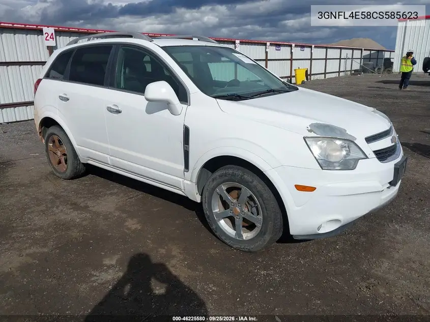 CHEVROLET CAPTIVA SPORT 2012, VIN 3GNFL4E58CS585623